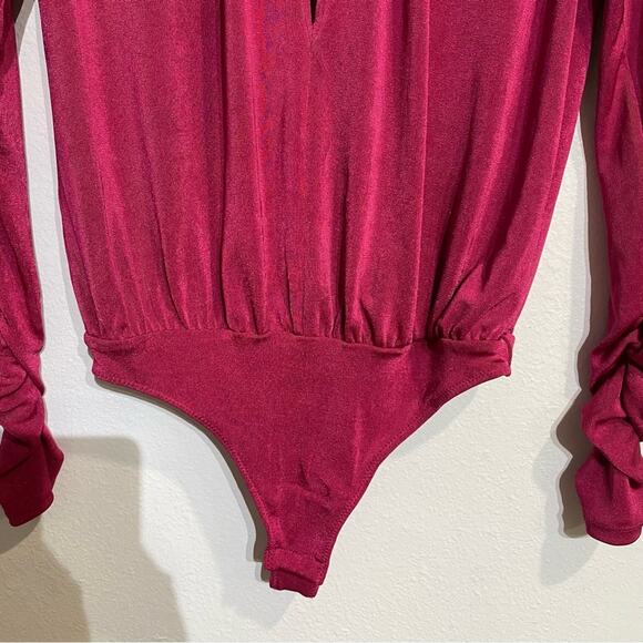 Free People Kaya Long Sleeve Bodysuit Sz S NWOT - Picture 11 of 15